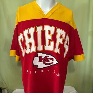 Vintage Kansas City Chiefs 1996 Riddell Men's Red Jersey Shirt XL Polyester NFLP